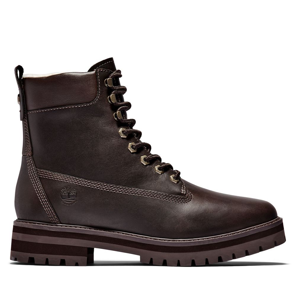 Botas de Invierno Timberland Hombre Courma Guy Waterproof Marrones Oscuro - Chile KQL-032895